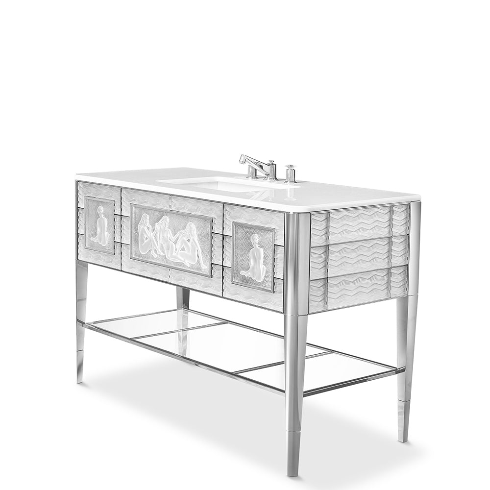 Lalique Causeuses Mobile toeletta Rochon cristallo marmo