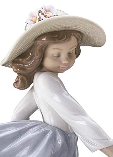 Lladró Sculture La Grande Famiglia bimba cani porcellana