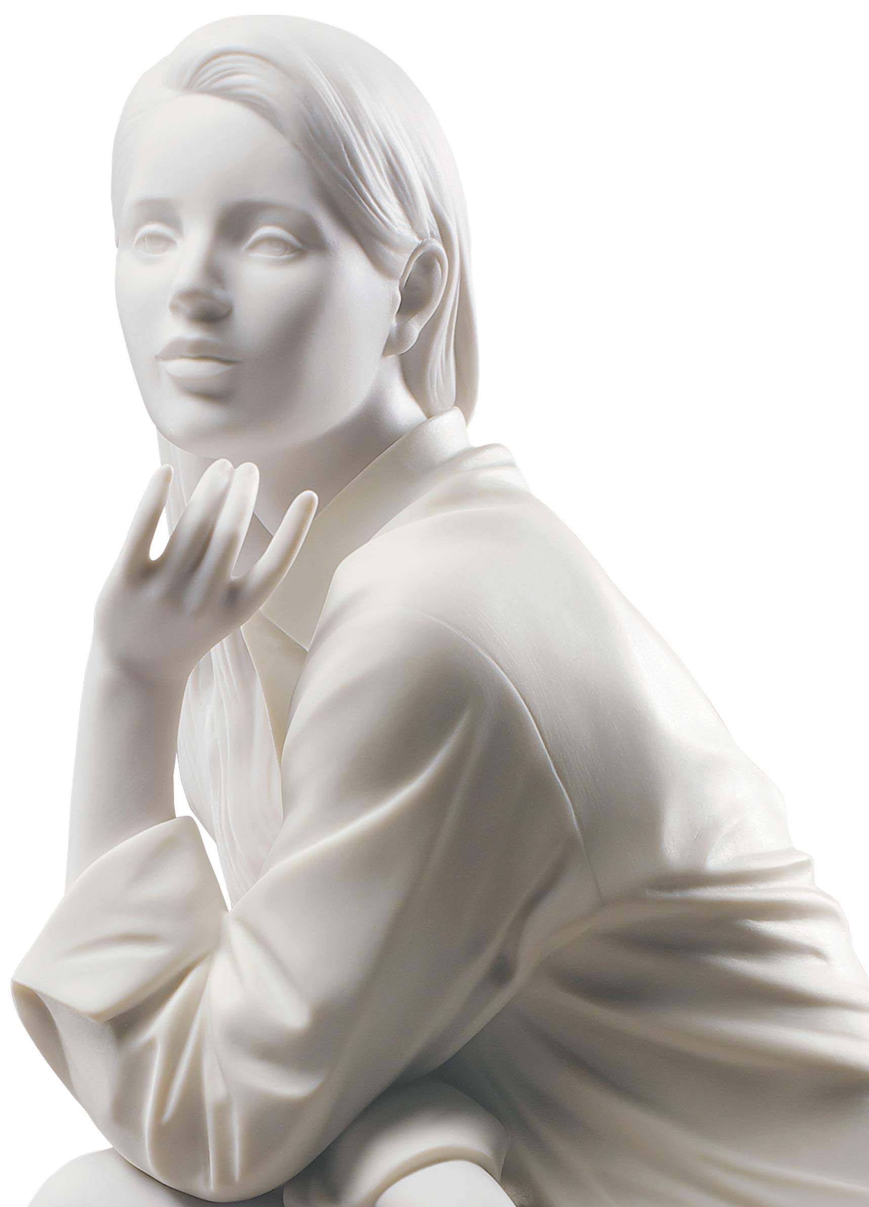 Lladró Un Momento di Tranquillità figurina donna porcellana