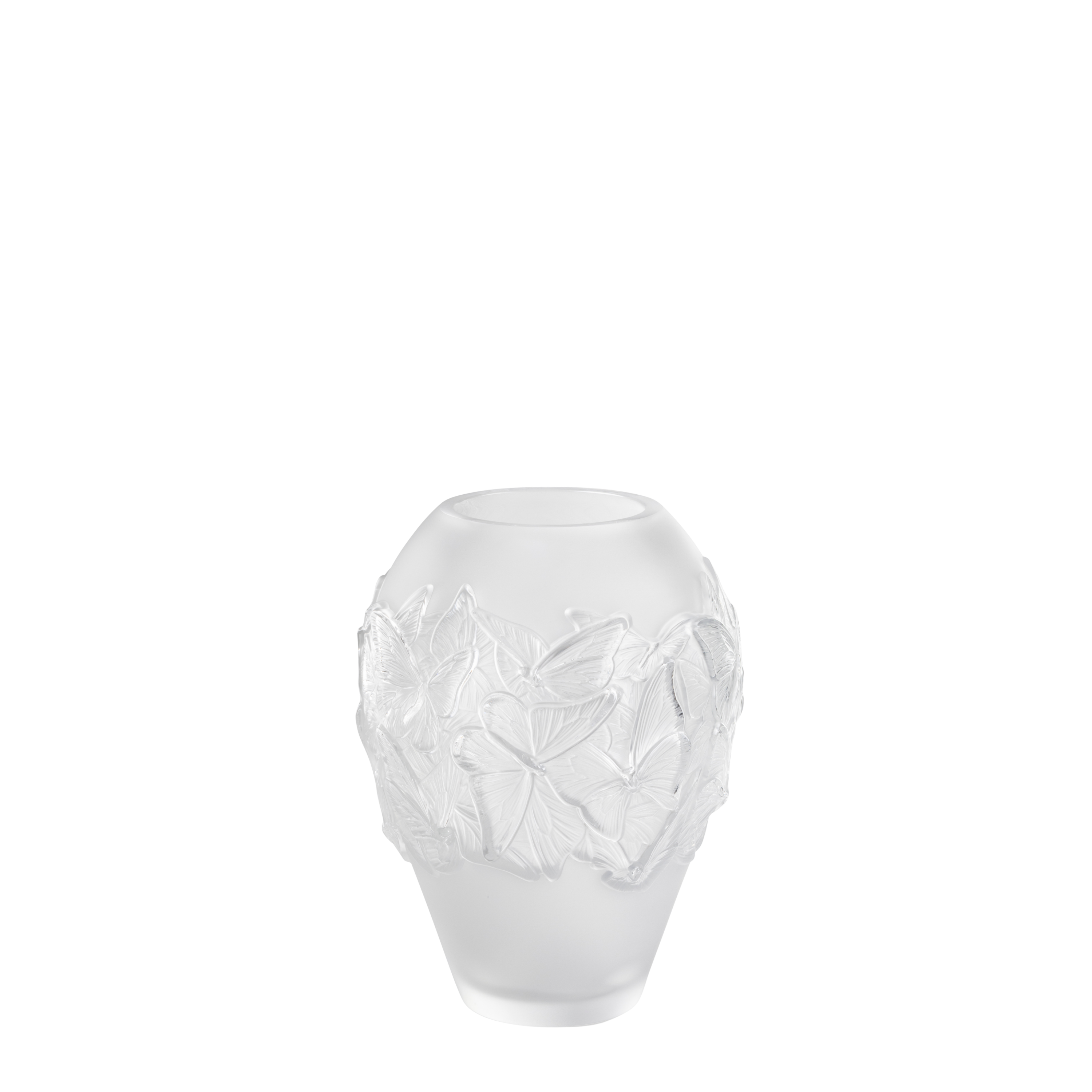 Lalique Papillons vaso cristallo taglia M farfalle