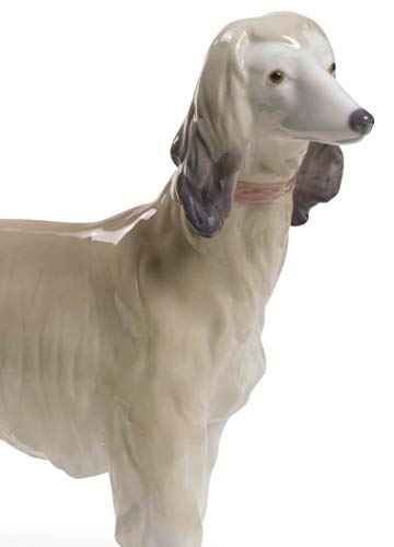 Lladró Sculture Galgo Afgano figurina cane porcellana levriero