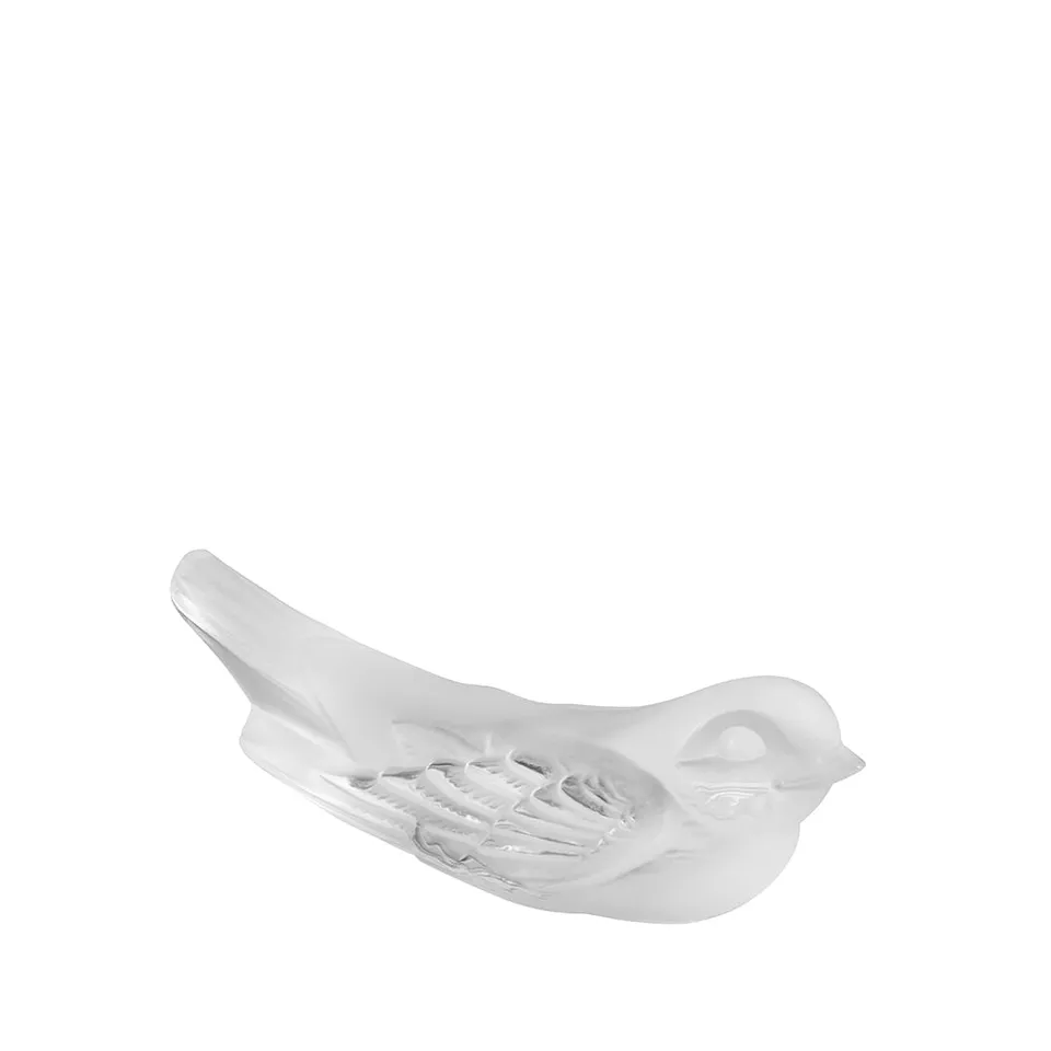 Lalique Rondine scultura poggiacoltelli cristallo