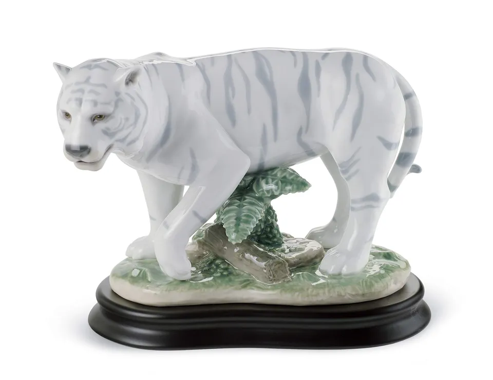 Lladró Sculture La Tigre figurina porcellana da collezione