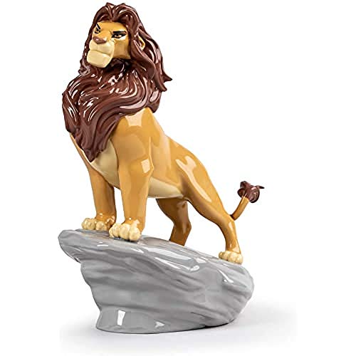 Lladró Simba Disney scultura porcellana 15 cm collezione