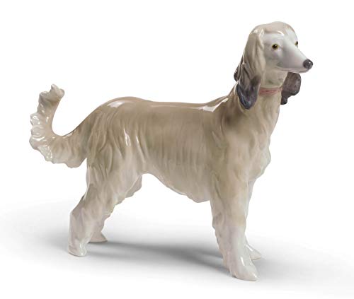 Lladró Sculture Galgo Afgano figurina cane porcellana levriero