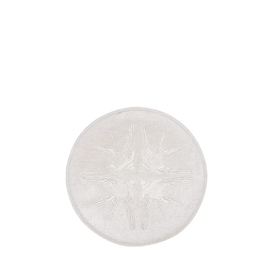 Lalique Hirondelles Tovaglietta Ricamata Taglia Unica
