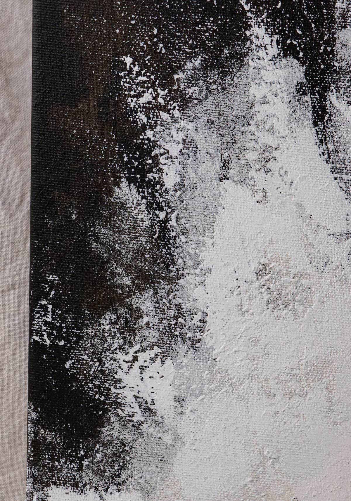 ClaireLune Reaching I dipinto acrilico 100x50 cm originale