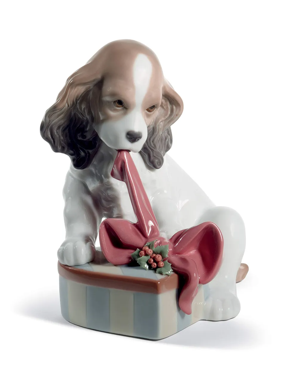 Lladró Sculture Cane Sono Impaziente statuetta Natale 13 cm