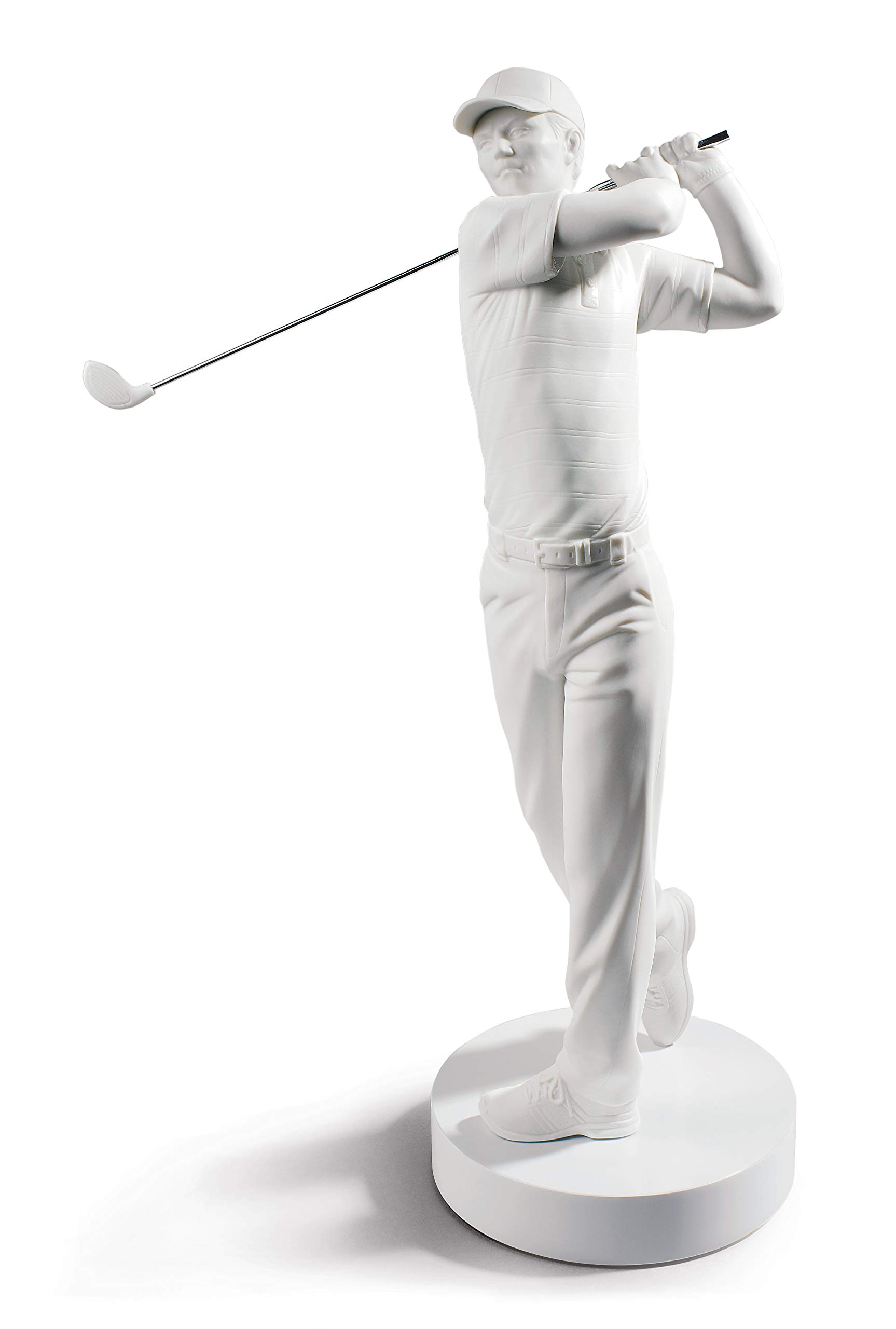 Lladró Sculture Campione di Golf figurina golfista bianco