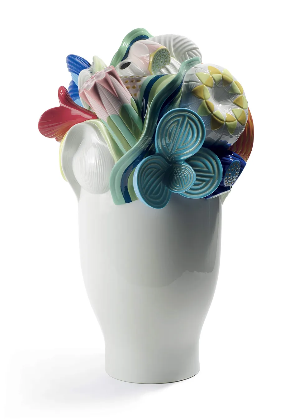 Lladró Accessori Naturofantastic Grande vaso multicolore