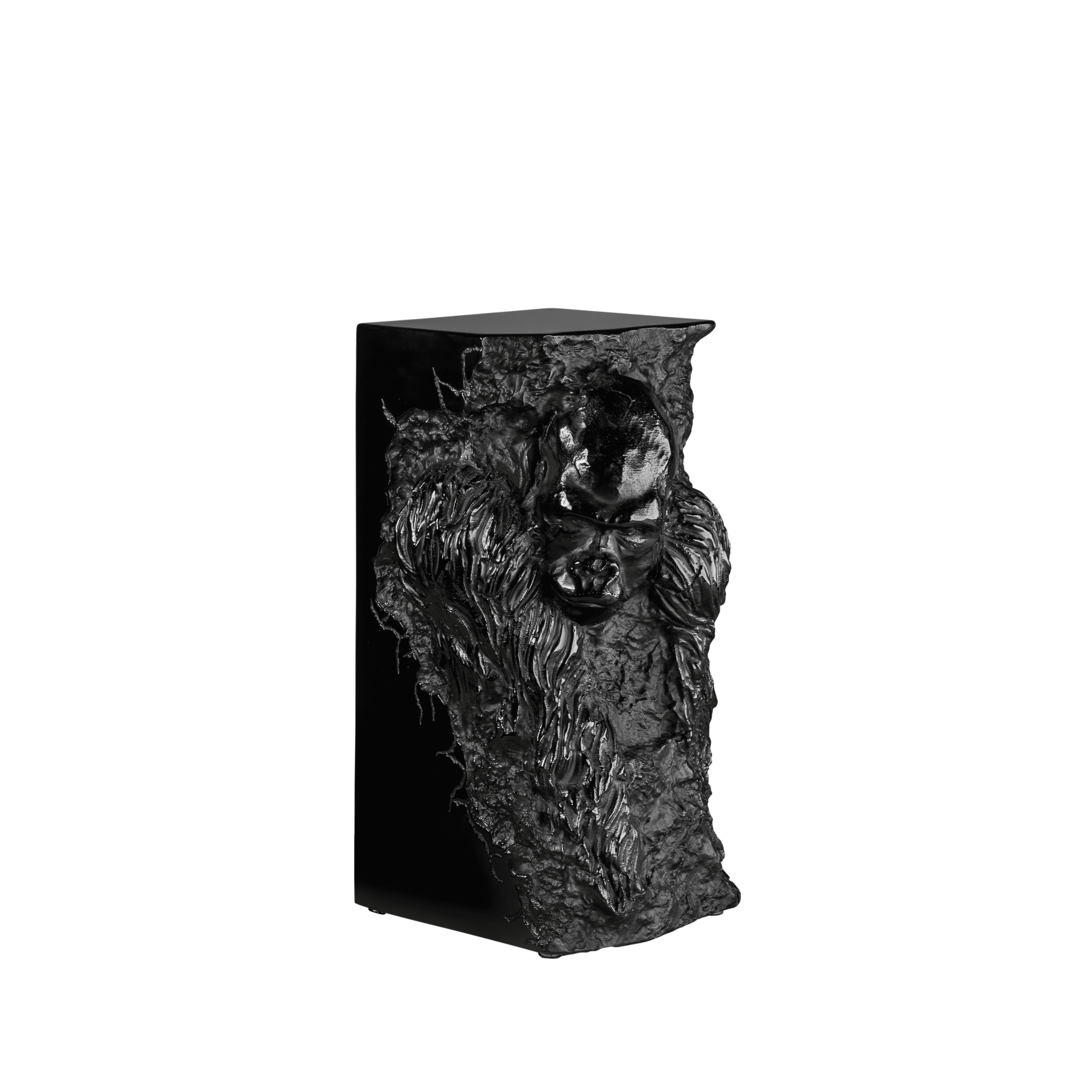 Lalique Gorilla Scultura Cristallo Nero Ed. Limitata