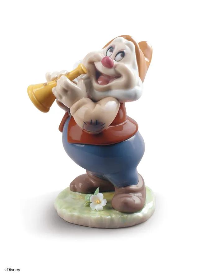 Lladró Gongolo Biancaneve figurina Disney porcellana