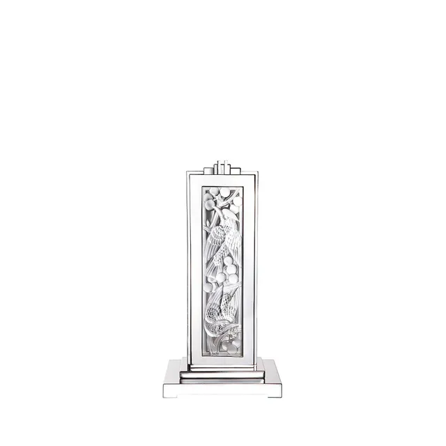 Lalique Merles et Raisins lampada tavolo cristallo incolore unica