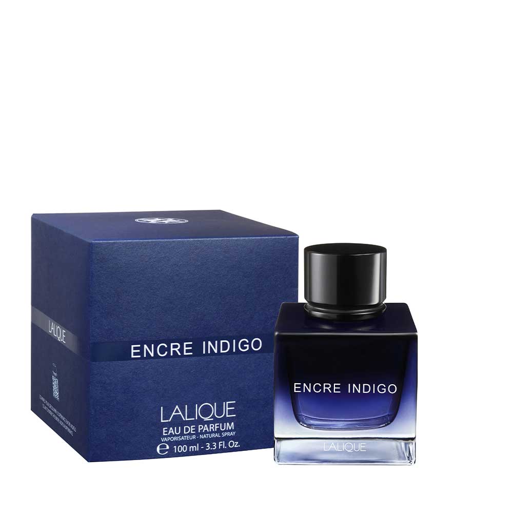René Lalique Encre Indigo profumo uomo 50 ml legnoso