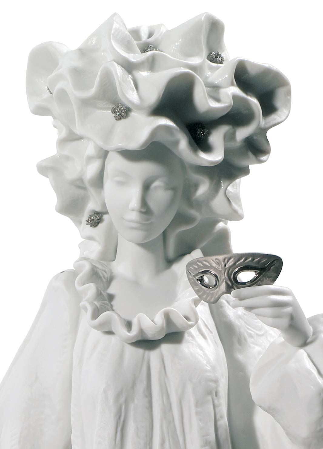Lladró Carnevale Veneziano Coppia Argento Edizione Limitata