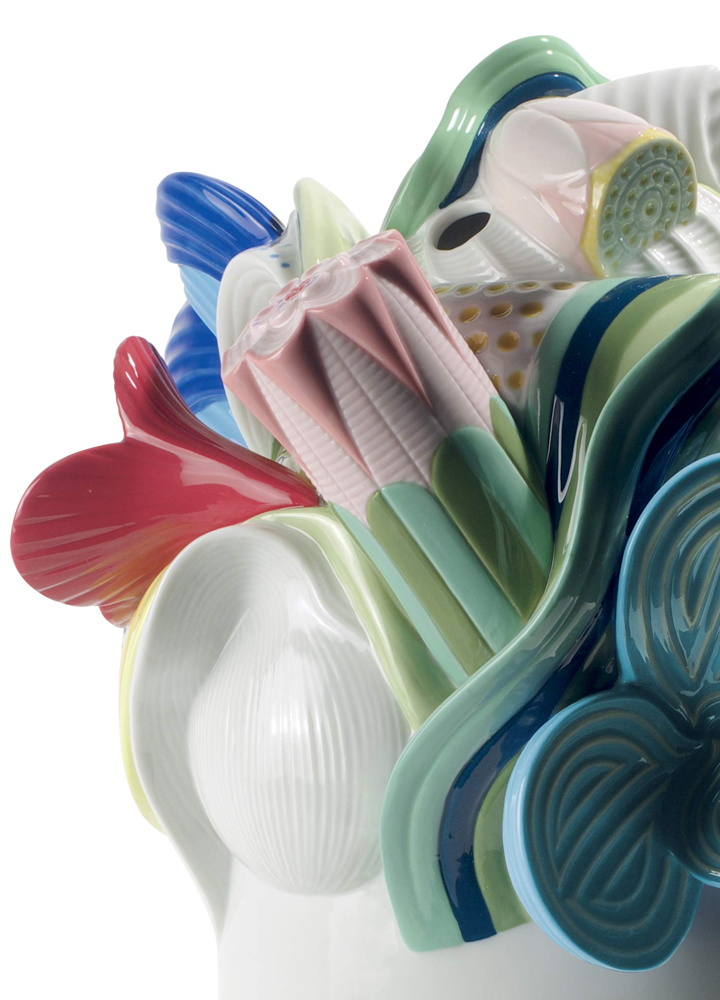Lladró Accessori Naturofantastic Grande vaso multicolore