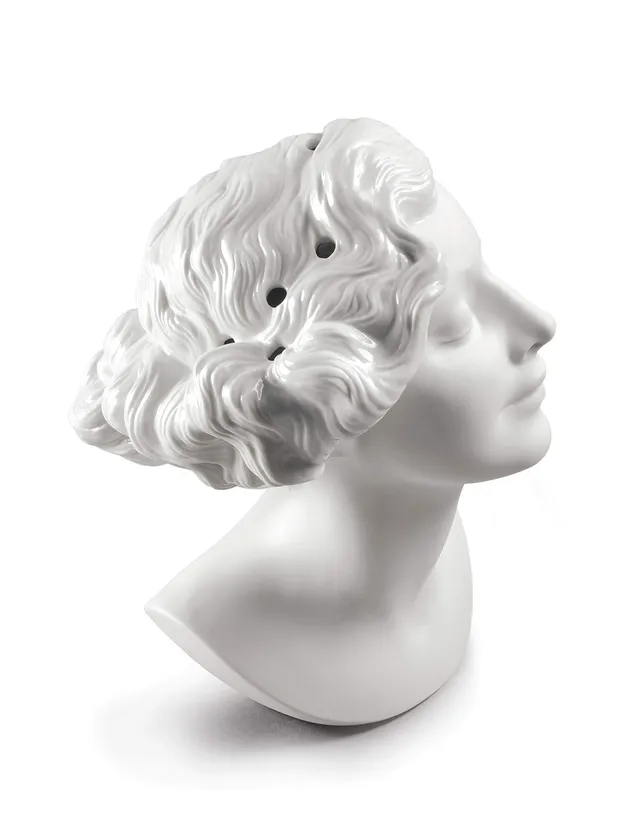 Lladró Daisy Vaso Busto Donna in Porcellana Decorativo