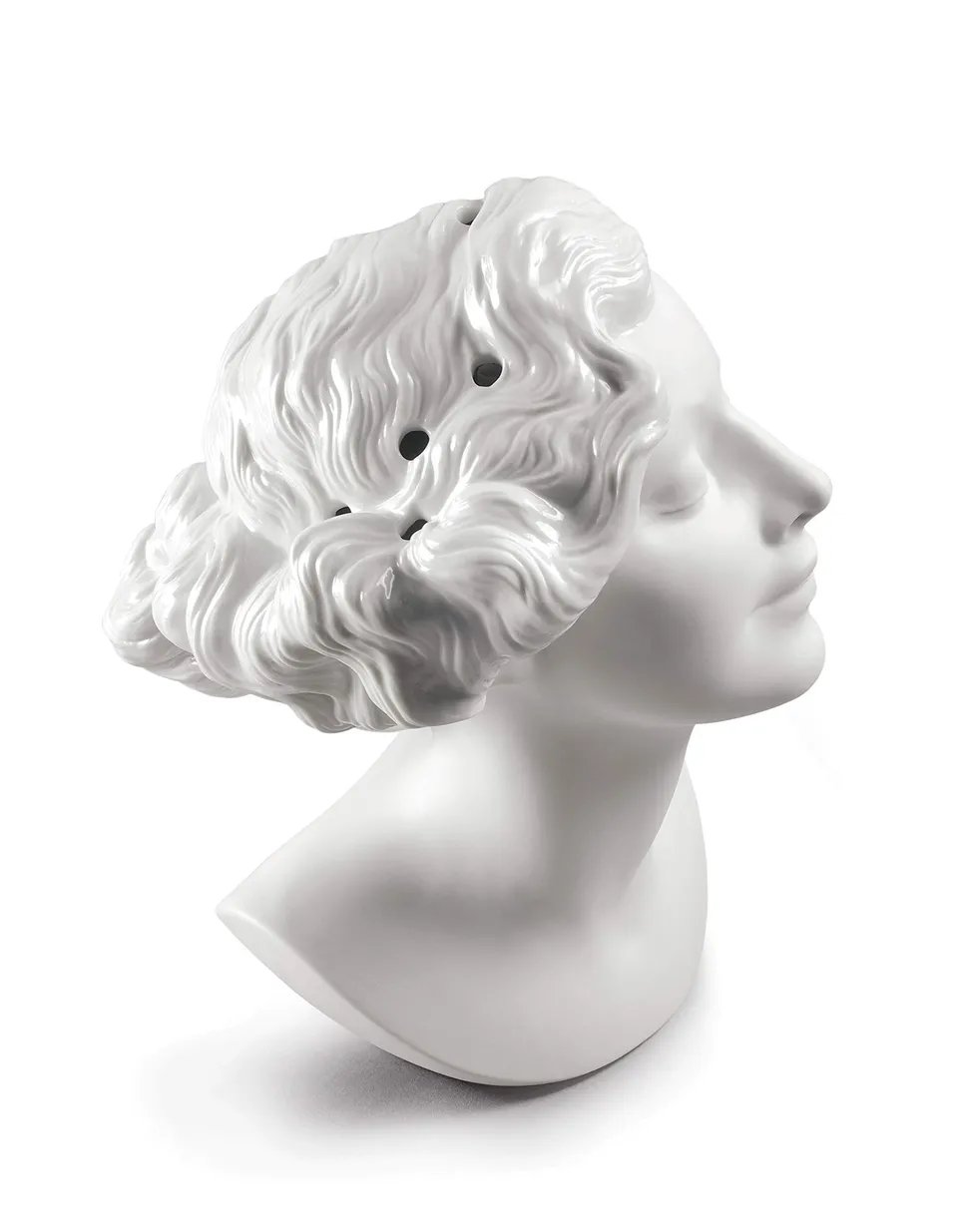 Lladró Daisy Vaso Busto Donna in Porcellana Decorativo