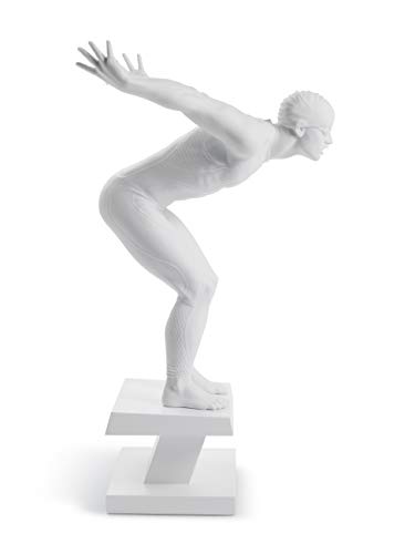 Lladró Nuotatore figurina porcellana uomo sport nuoto