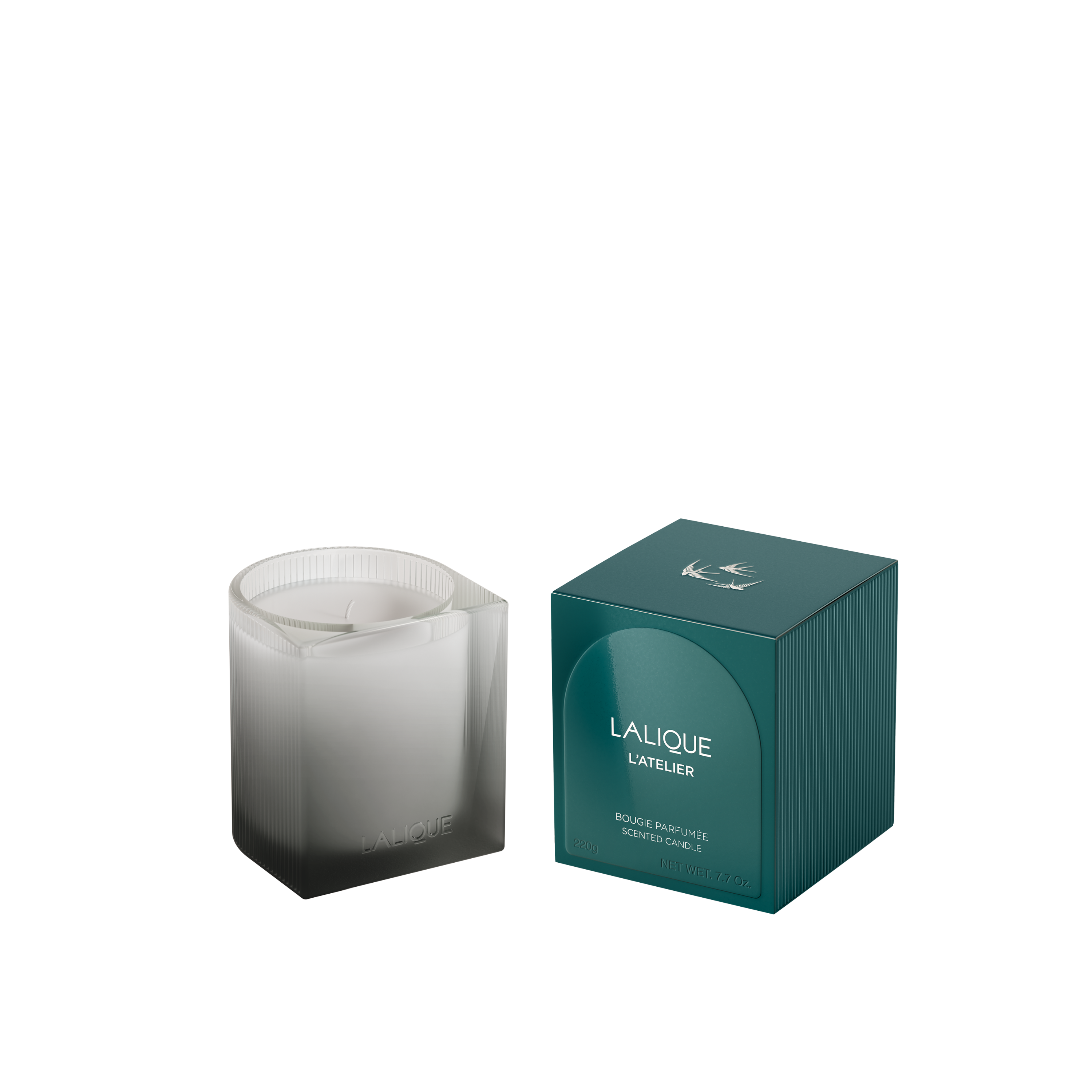 Lalique L'Atelier candela profumata 220 g legnosa