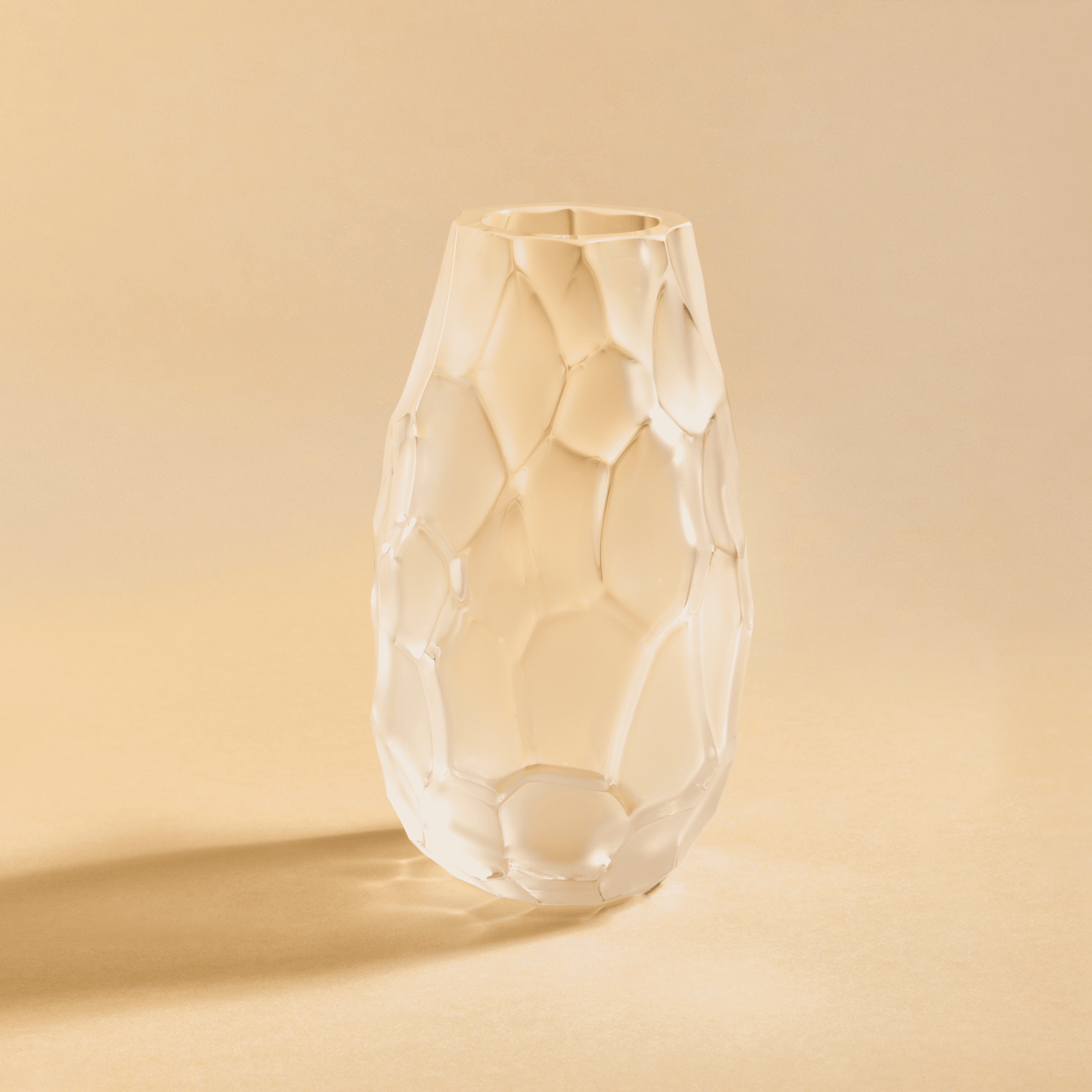 Lalique Silex vaso piccolo in cristallo taglia S