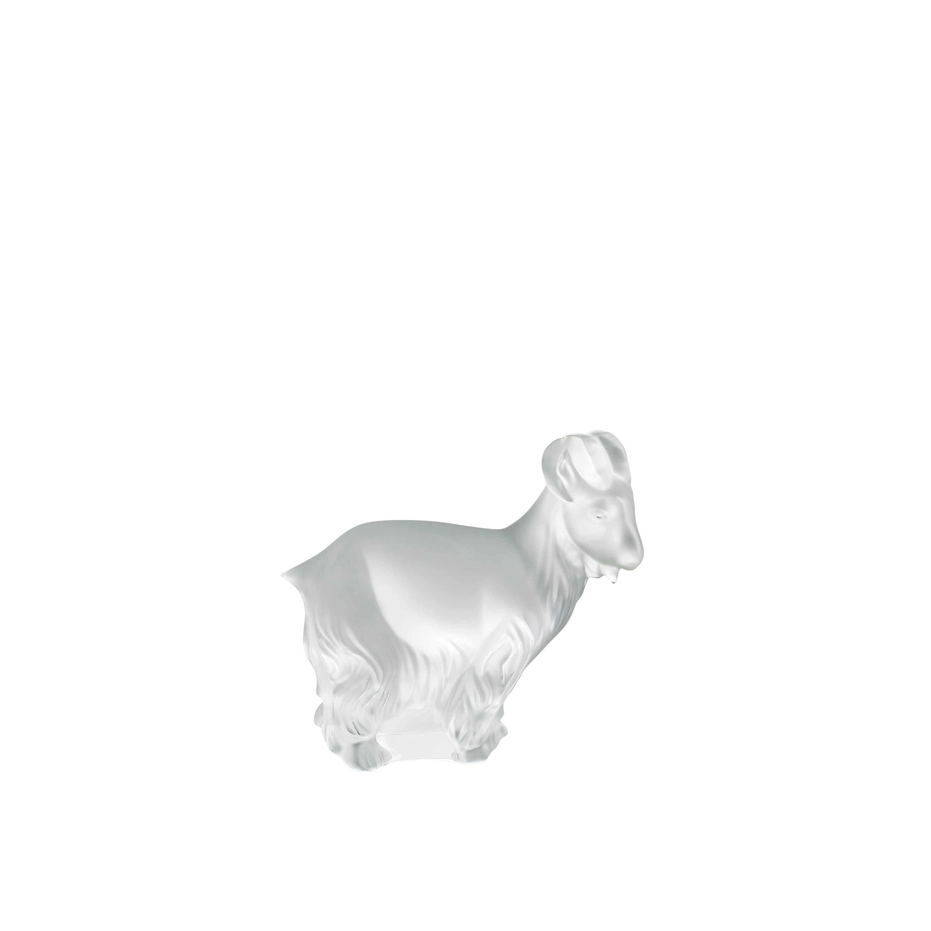René Lalique Goat scultura capra cristallo incolore taglia unica