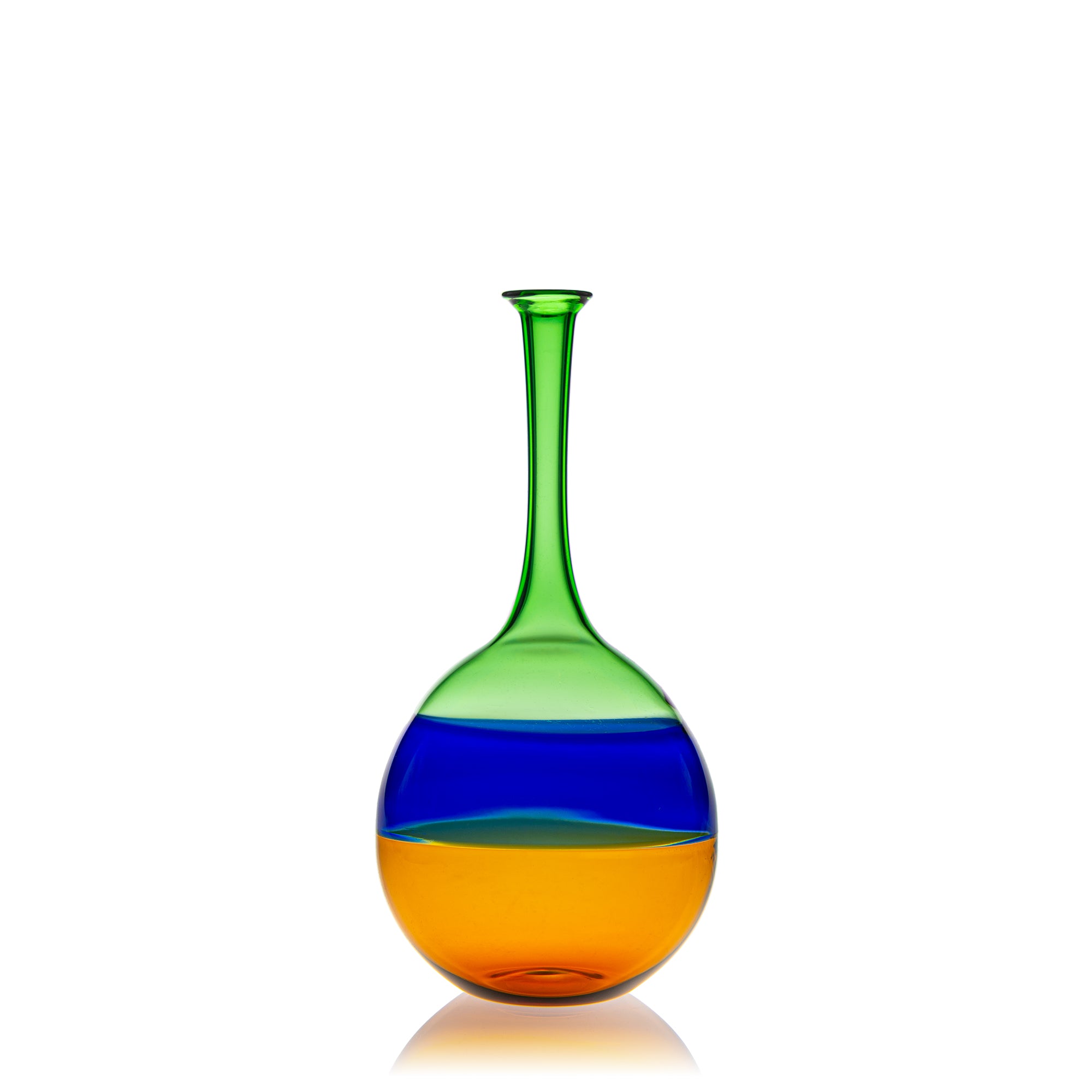 Vaporetto Dolcevita N°1 vaso vetro Murano 19 cm colorato