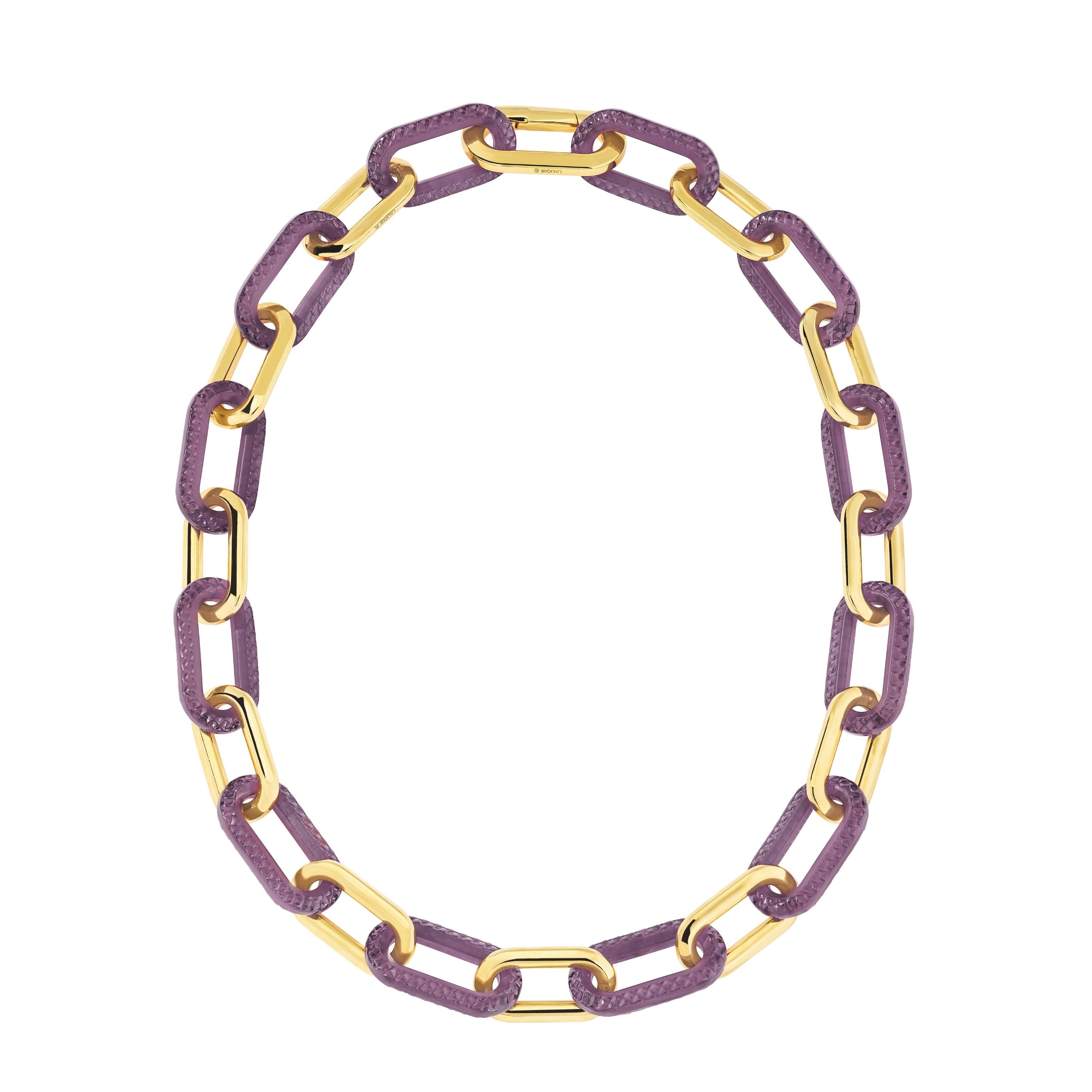 Lalique Jewellery Empreinte Animale collana oro One Size