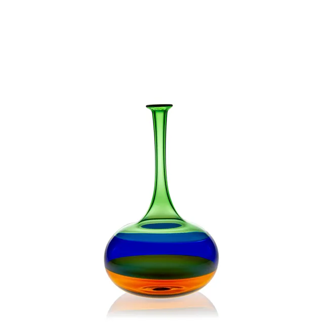 Vaporetto Dolcevita N°6 vaso vetro Murano multicolore