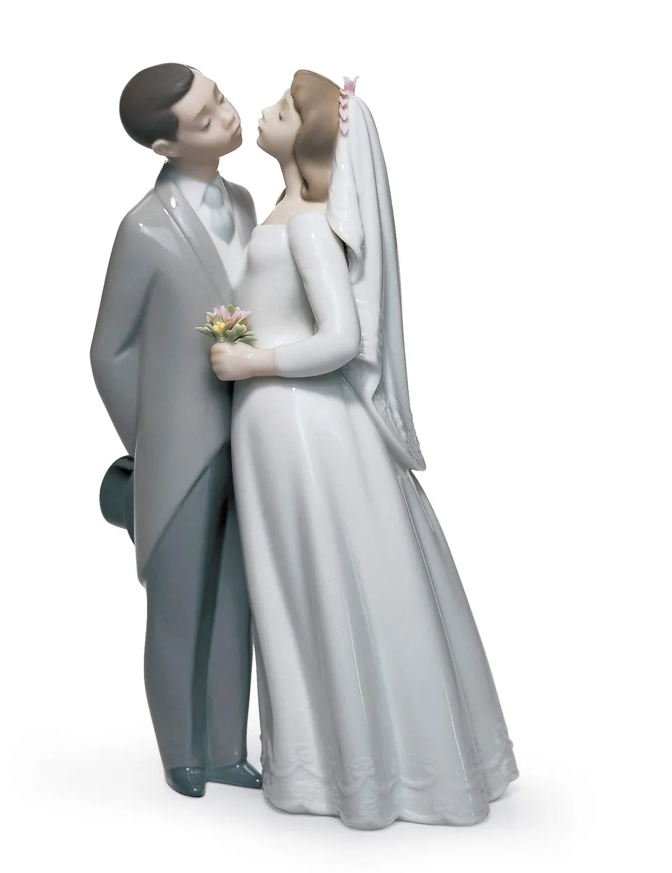 Lladró Sculture Un Bacio da Ricordare figurina coppia fidanzati