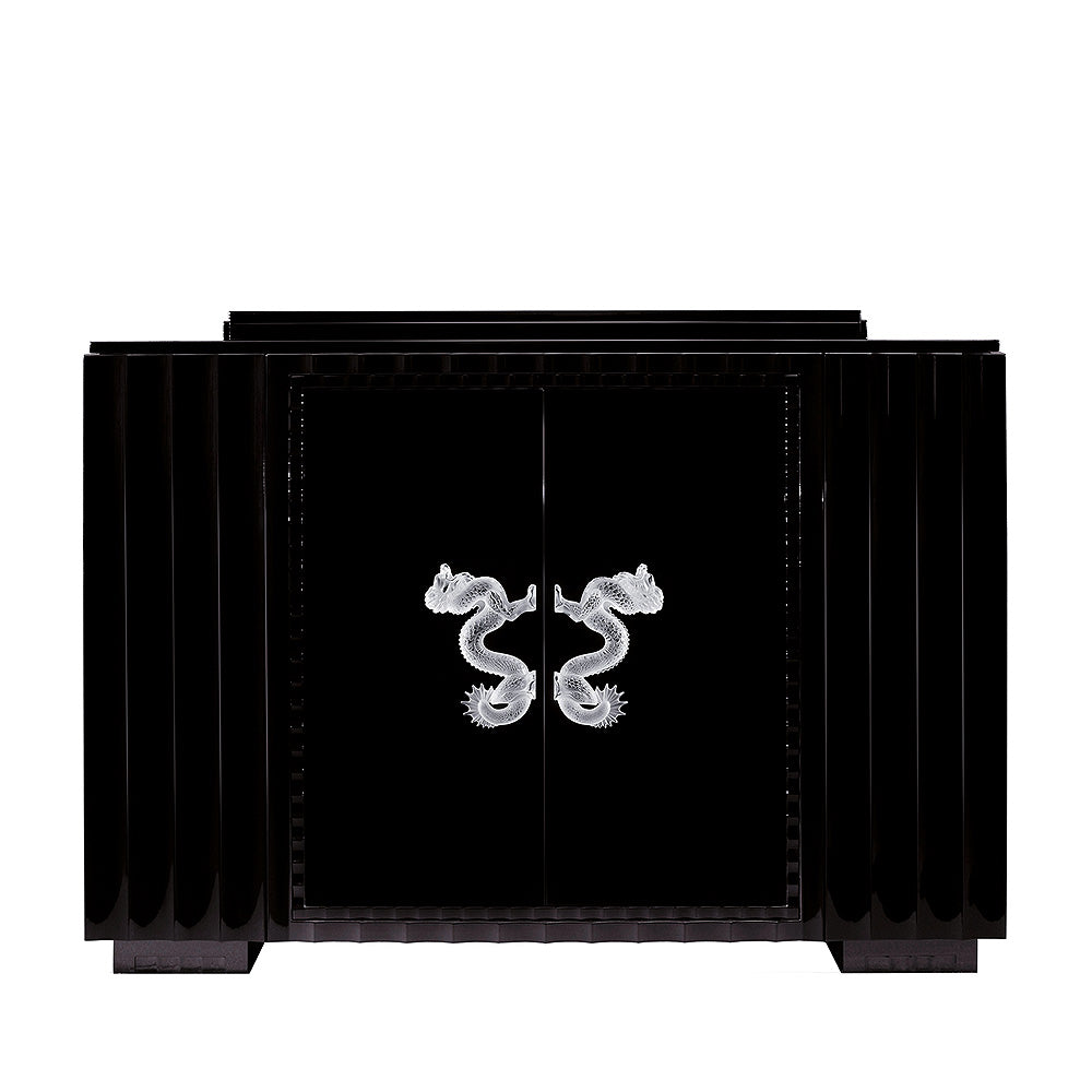 Lalique Dragon mobile bar cristallo taglia unica