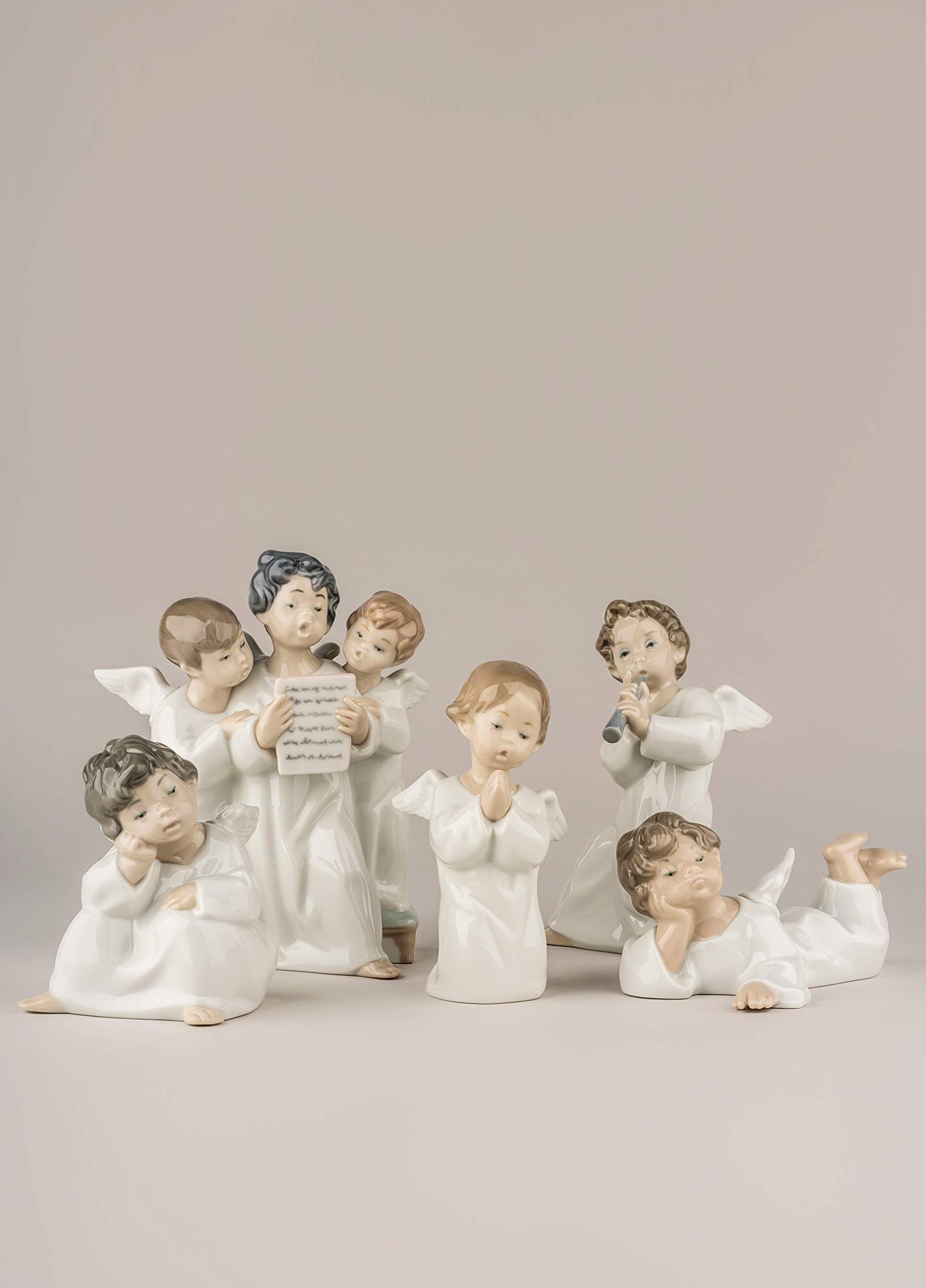 Lladró Sculture Coro di Angeli figurina piccolo angelo