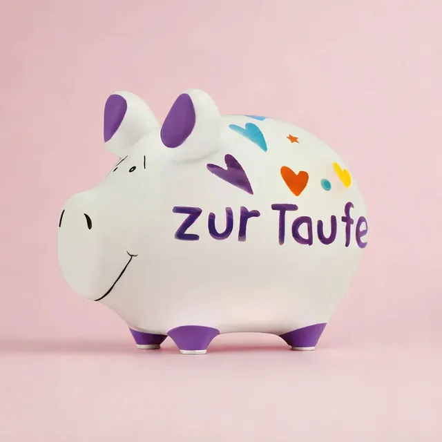 Sparschwein Company Zur Taufe salvadanaio piccolo battesimo