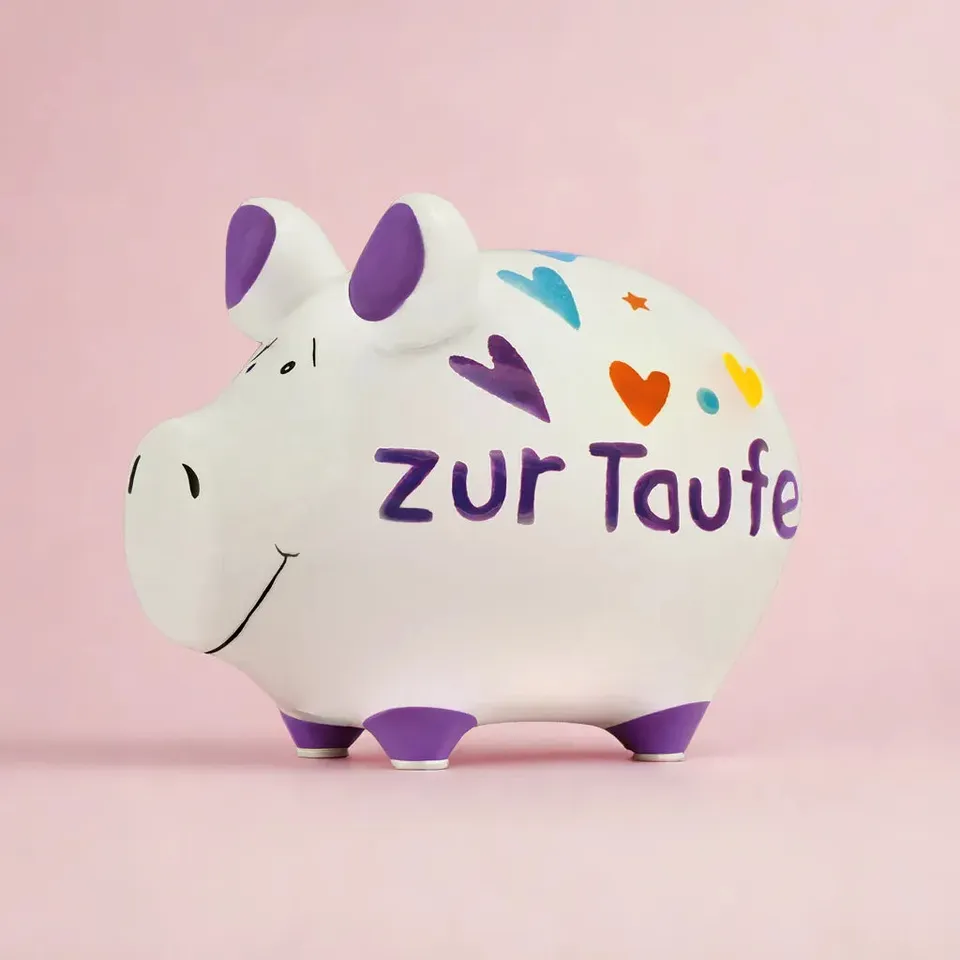 Sparschwein Company Zur Taufe salvadanaio piccolo battesimo