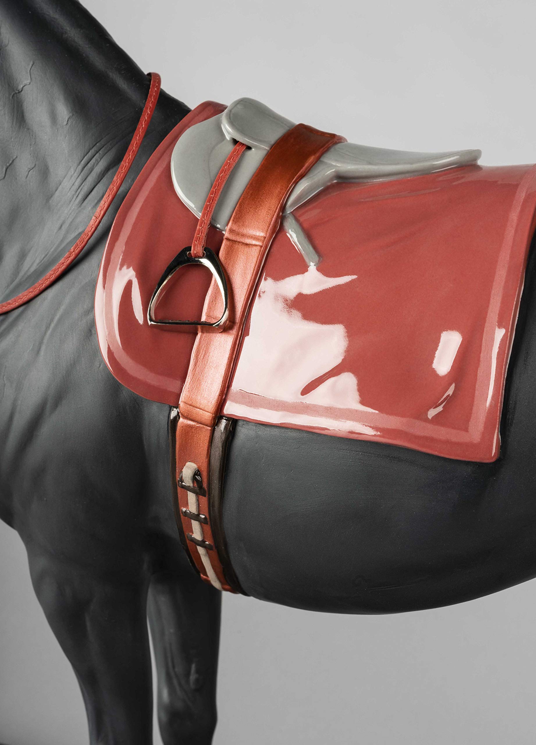 Lladró Purosangue Inglese scultura cavallo porcellana