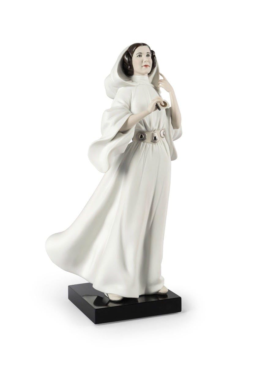 Lladró Princess Leia New Hope Figura Porcellana Pop