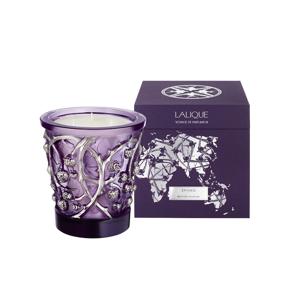 René Lalique Épines Platinum Candela Profumata 750 g