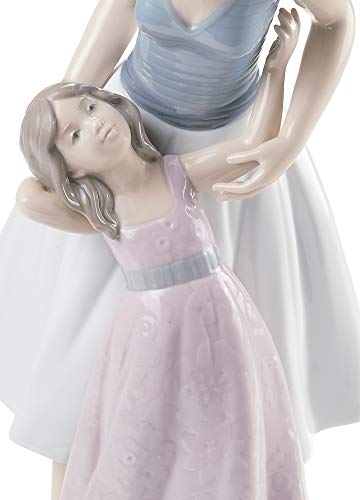 Lladró Voglio Essere Come Te scultura madre figlia porcellana