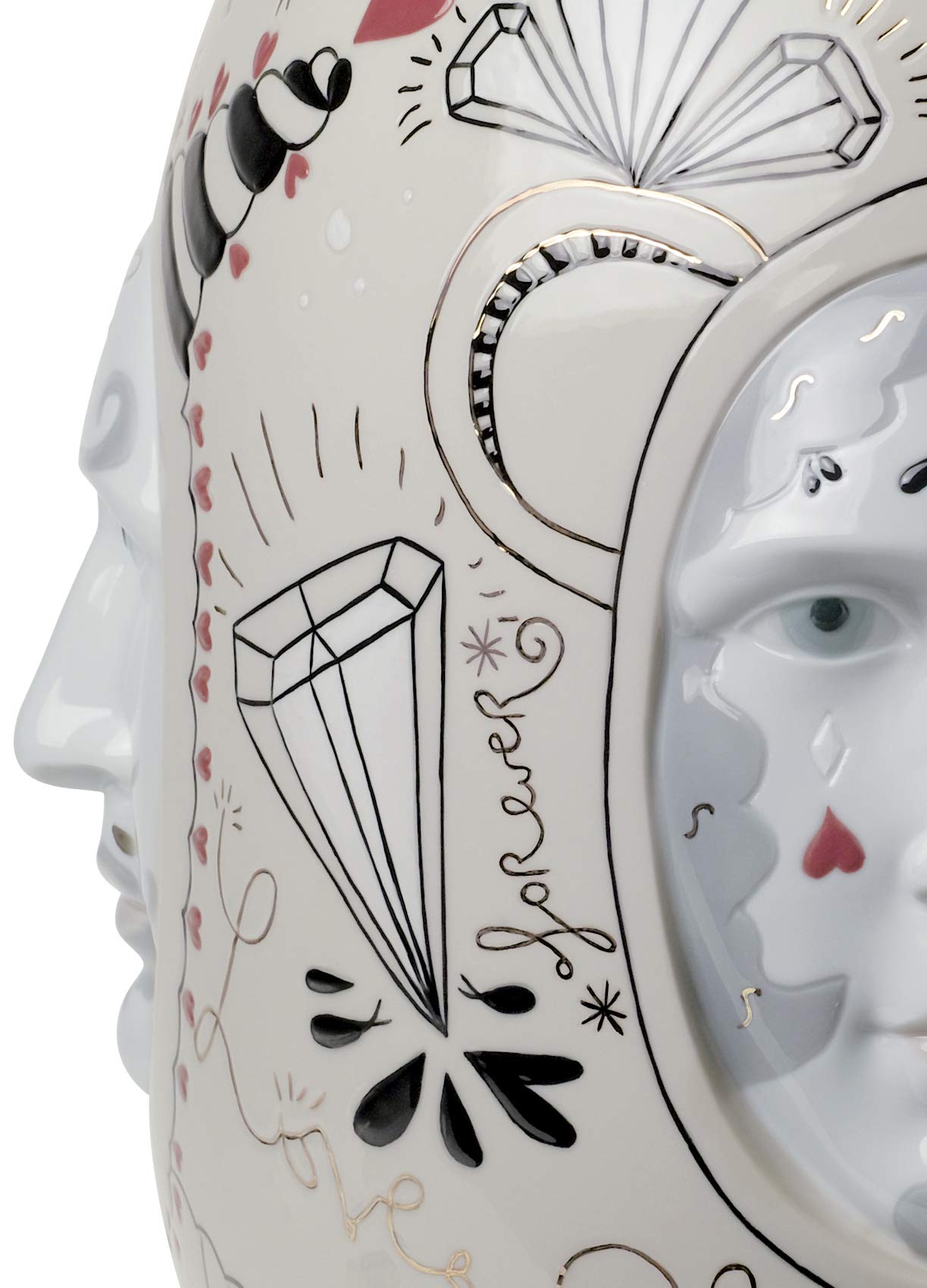 Lladró Conversation Vase Medium Vaso Porcellana Edizione Limitata