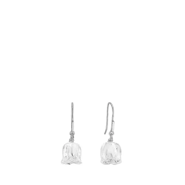 Lalique Muguet orecchini in argento trasparente taglia unica donna