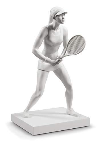 Lladró Sculture Tennista bianco figurina porcellana 30 cm
