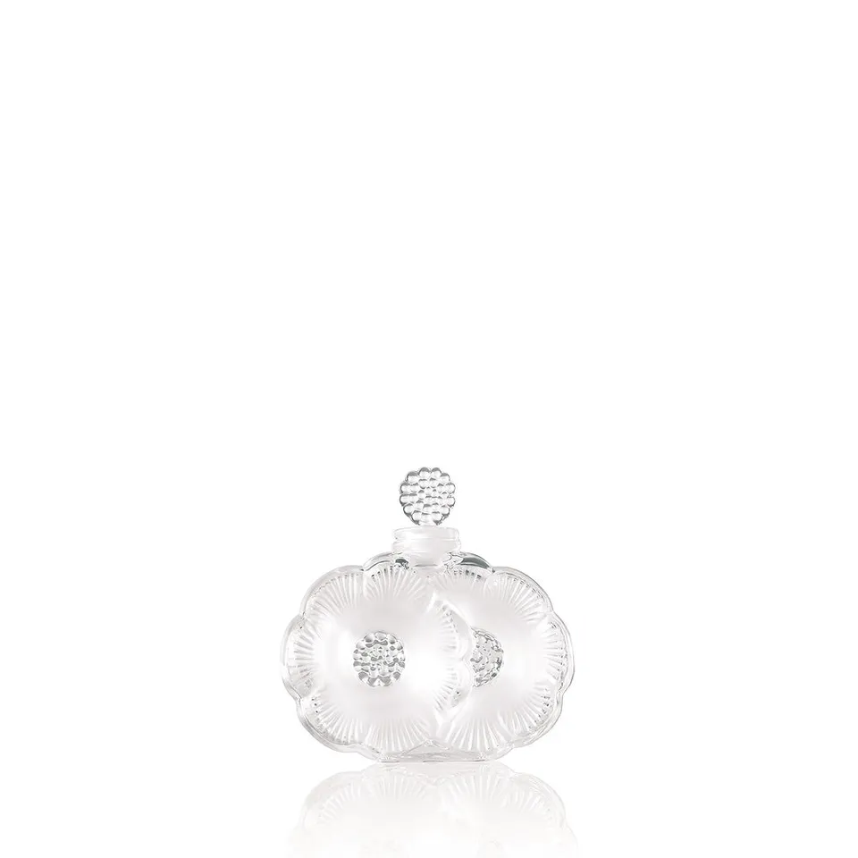 René Lalique 2 Fleurs flacone profumo TU cristallo satinato