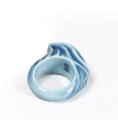 Lladró Aquarium anello porcellana misura grande donna