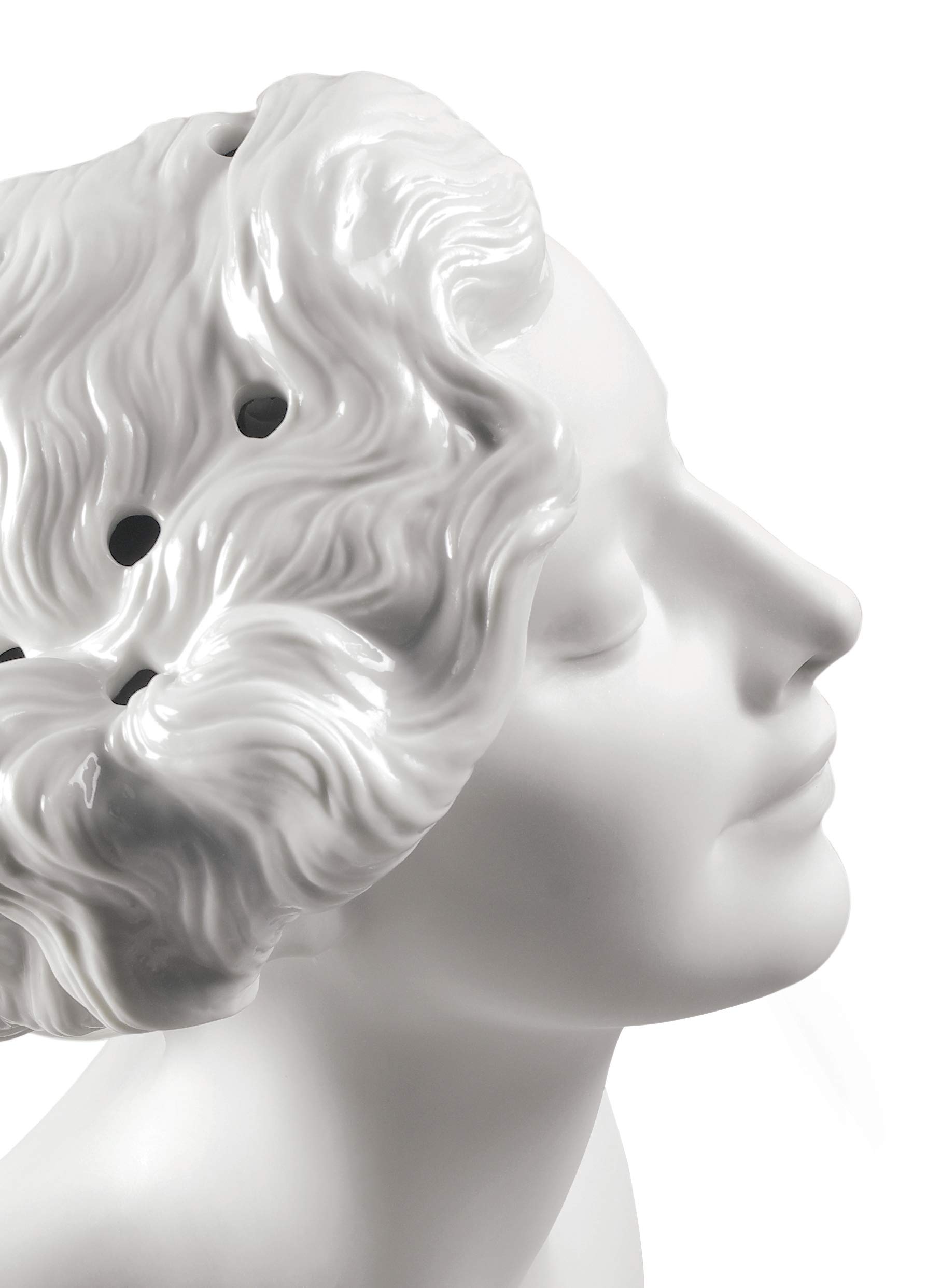 Lladró Daisy Vaso Busto Donna in Porcellana Decorativo