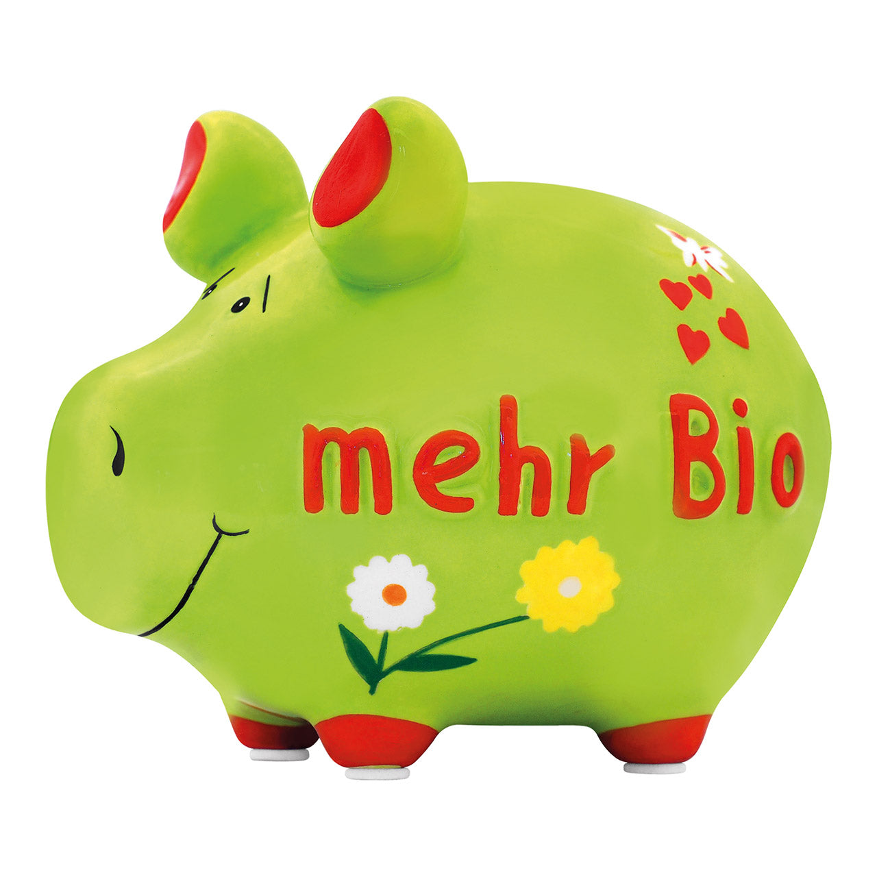 Sparschwein Company Mehr Bio Salvadanaio piccolo verde