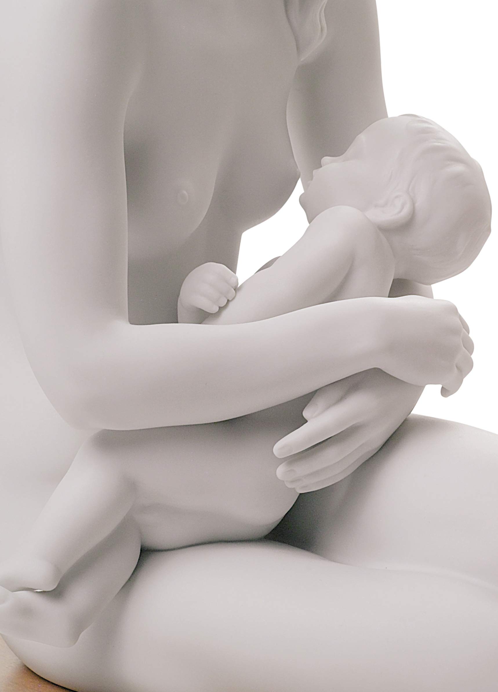 Lladró Sculture Madre Vincolo Vitale statua madre porcellana bianca