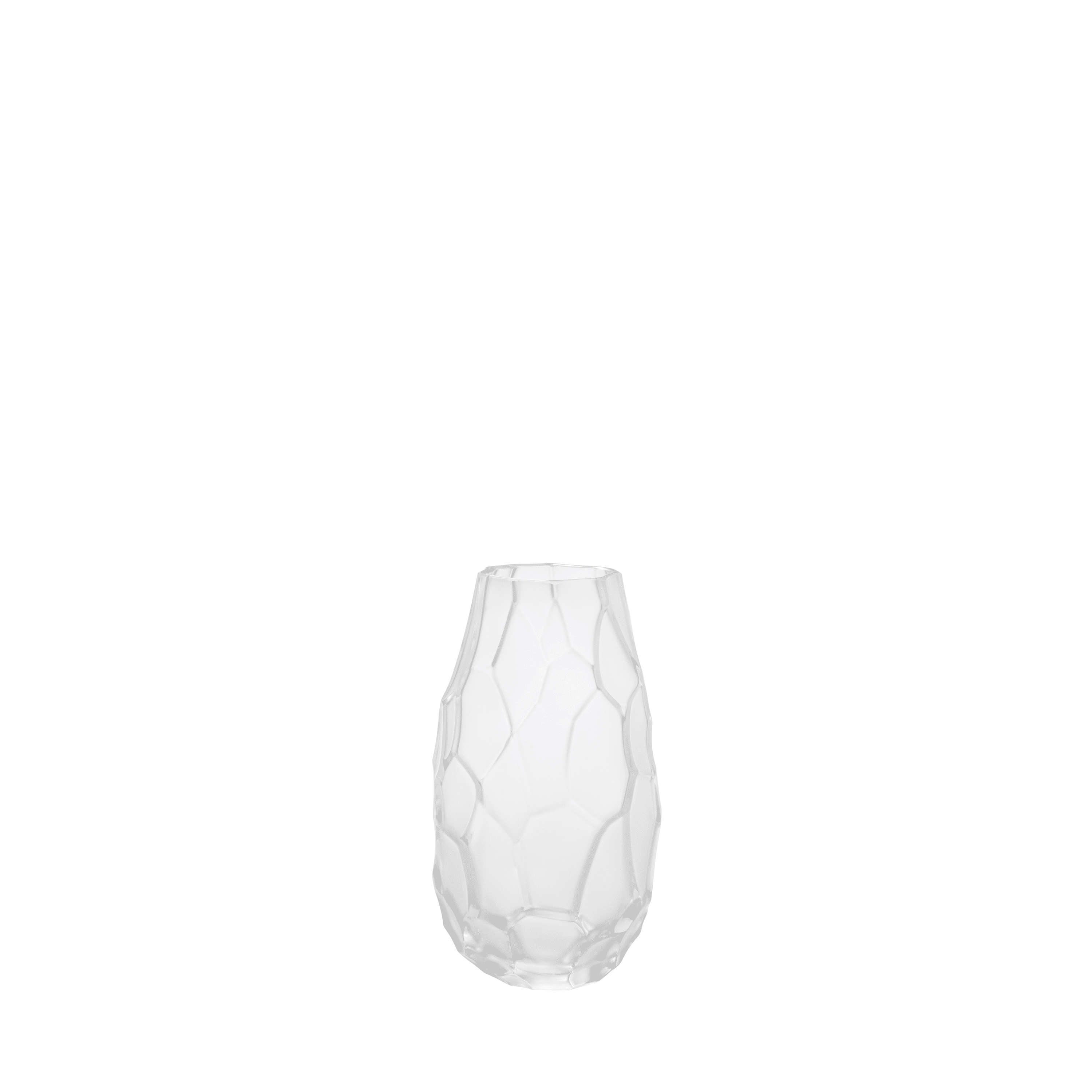 Lalique Silex vaso piccolo in cristallo taglia S