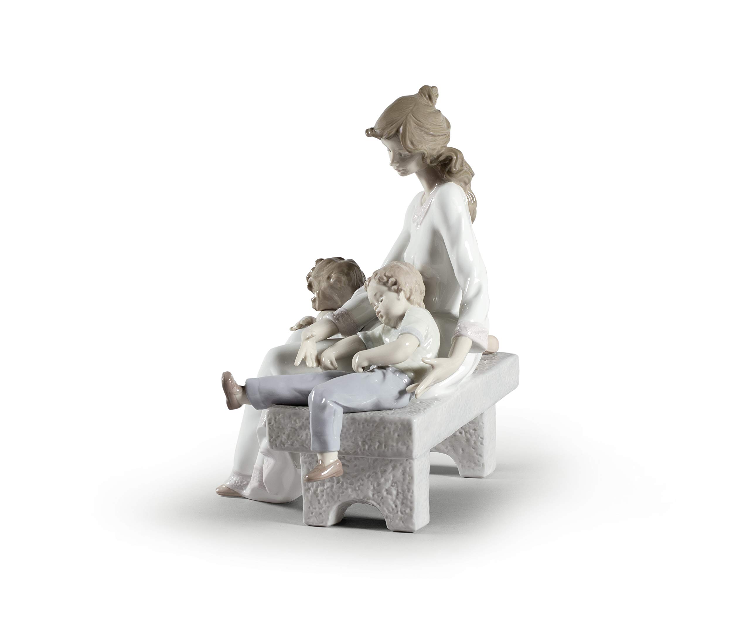Lladró Sculture Madre Stanchi di Giocare figurina porcellana