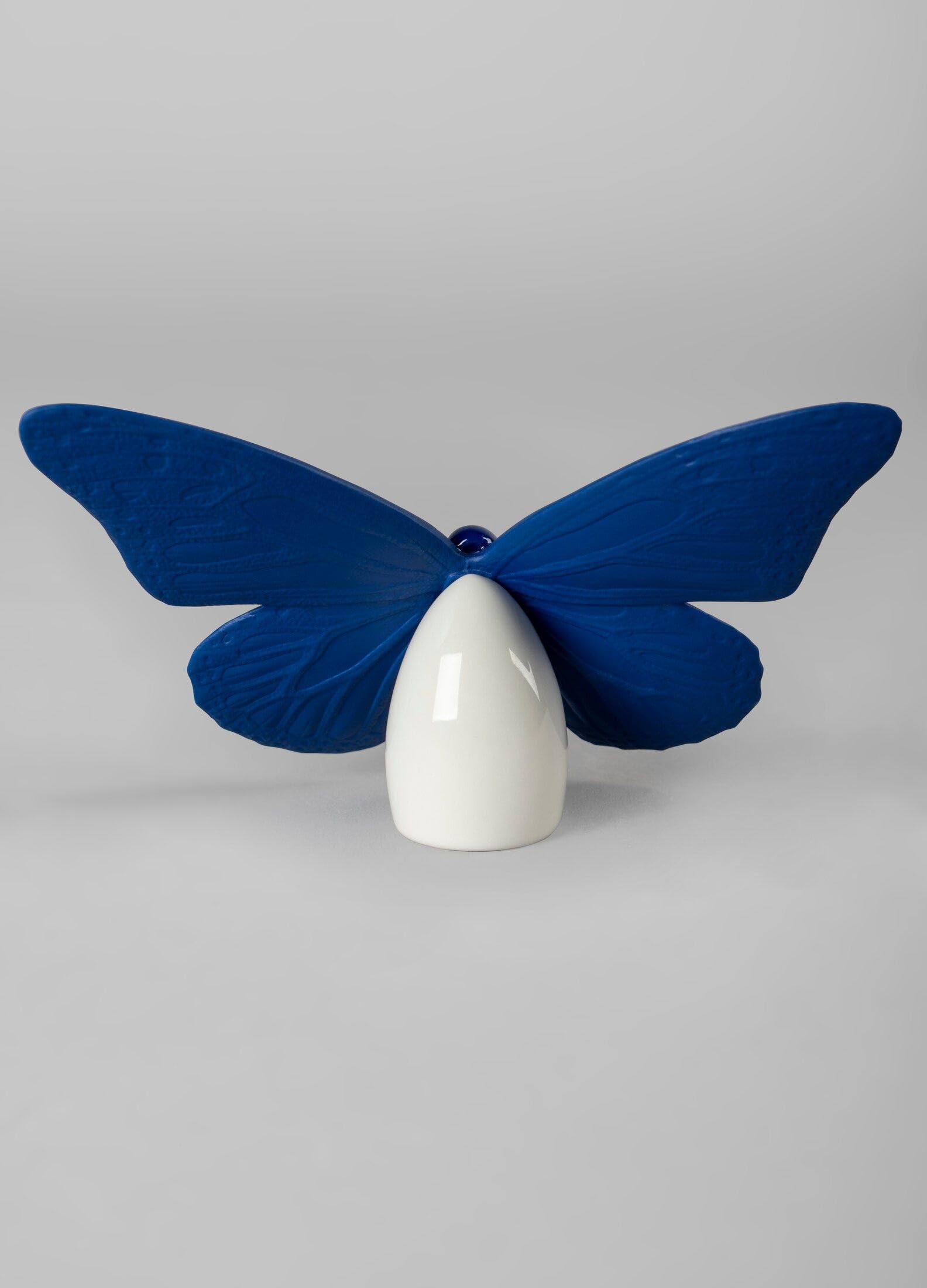 Lladró Accessori Decorativi Farfalla litofania azzurro oro