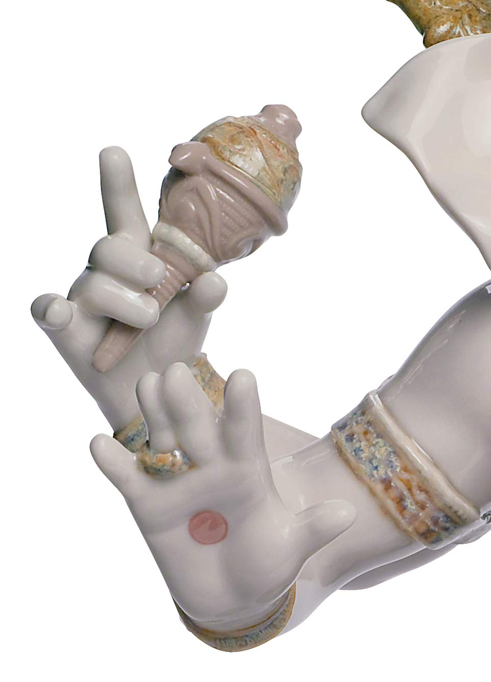 Lladró Ganesha Danzante figurina porcellana fatta a mano
